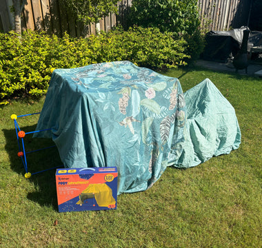 tent of hut bouwen met fort bouwpakket